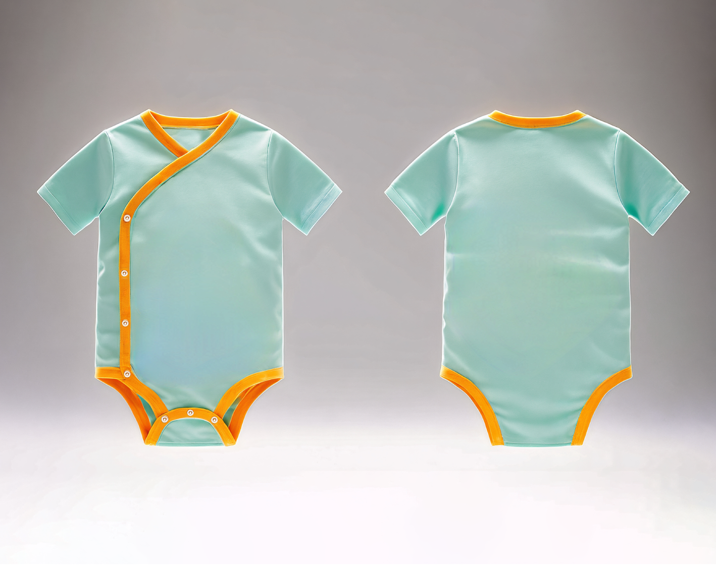 Baby boy or girl romper/bodysuit/onesie with long and short sleeve