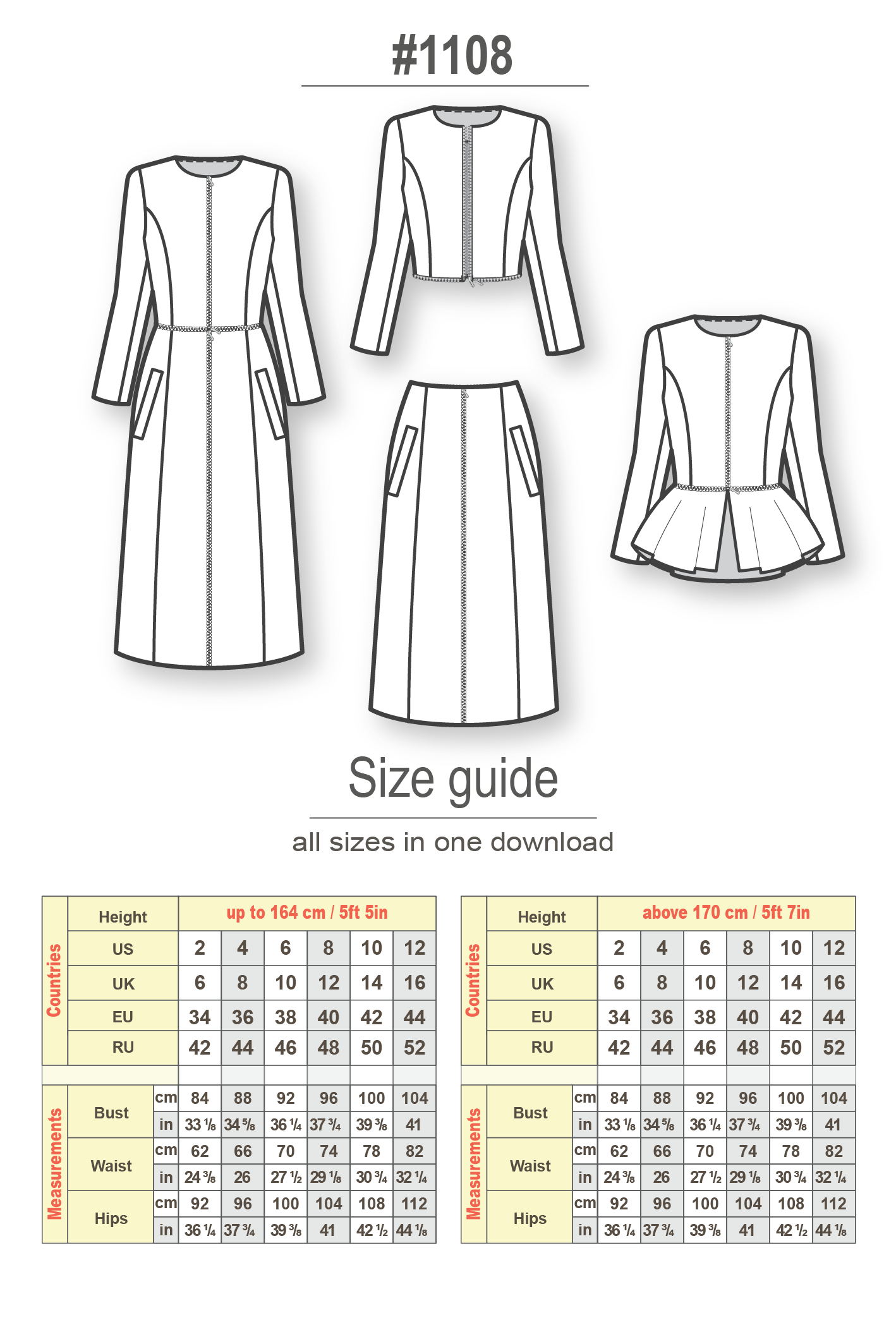 Transformable 4in1 Coat #1108