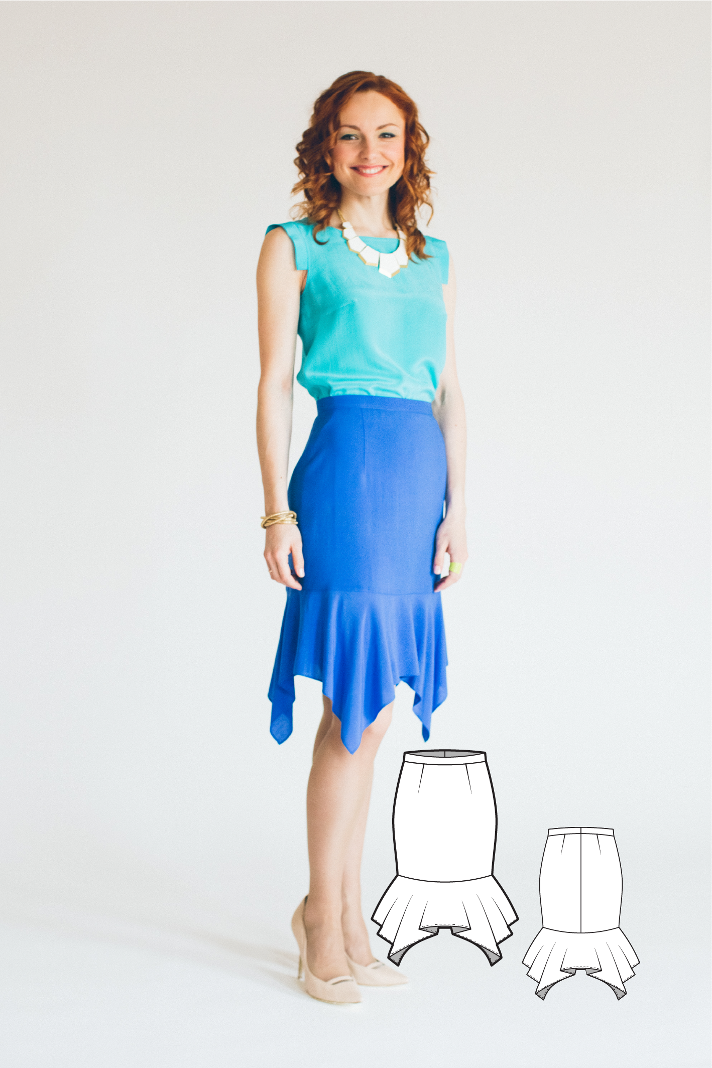 Skirt Pattern - PDF Sewing Patterns