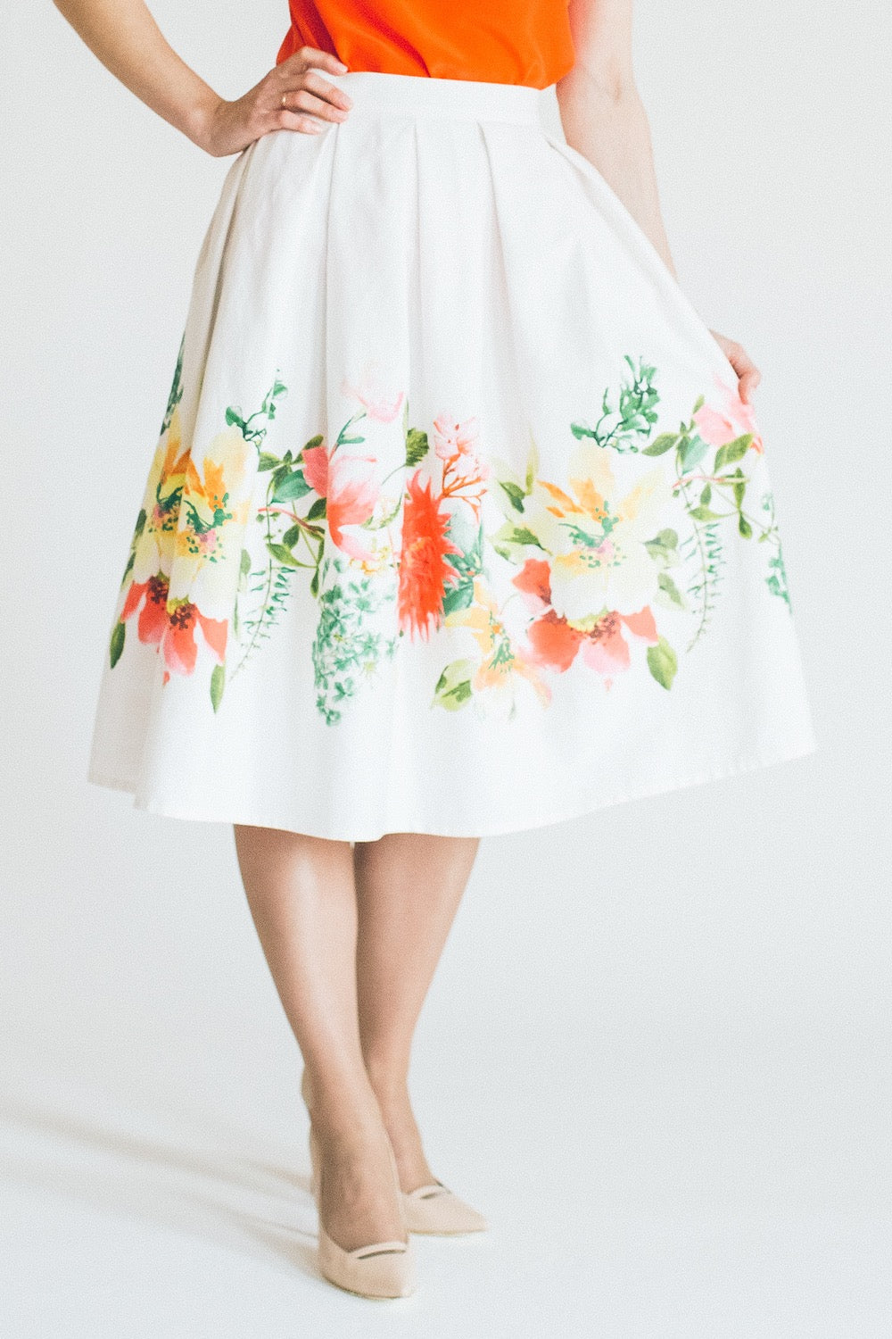 Pleated Skirt - Sewing and Pattern Drafting Tutorial