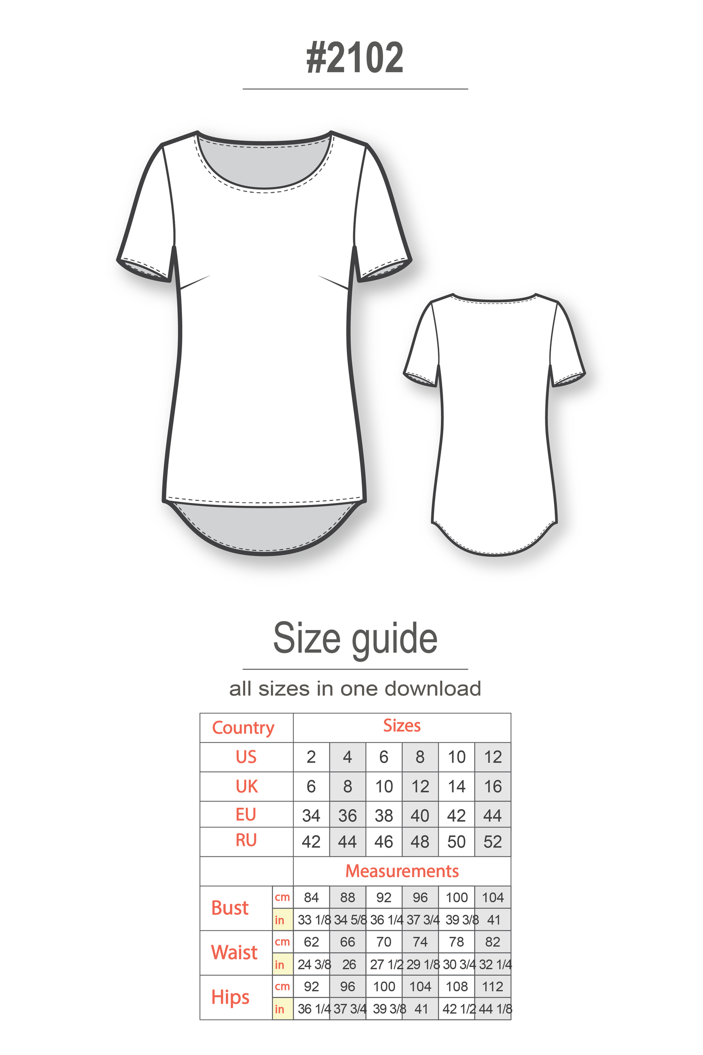Woven Short Sleeve T-Shirt #2102