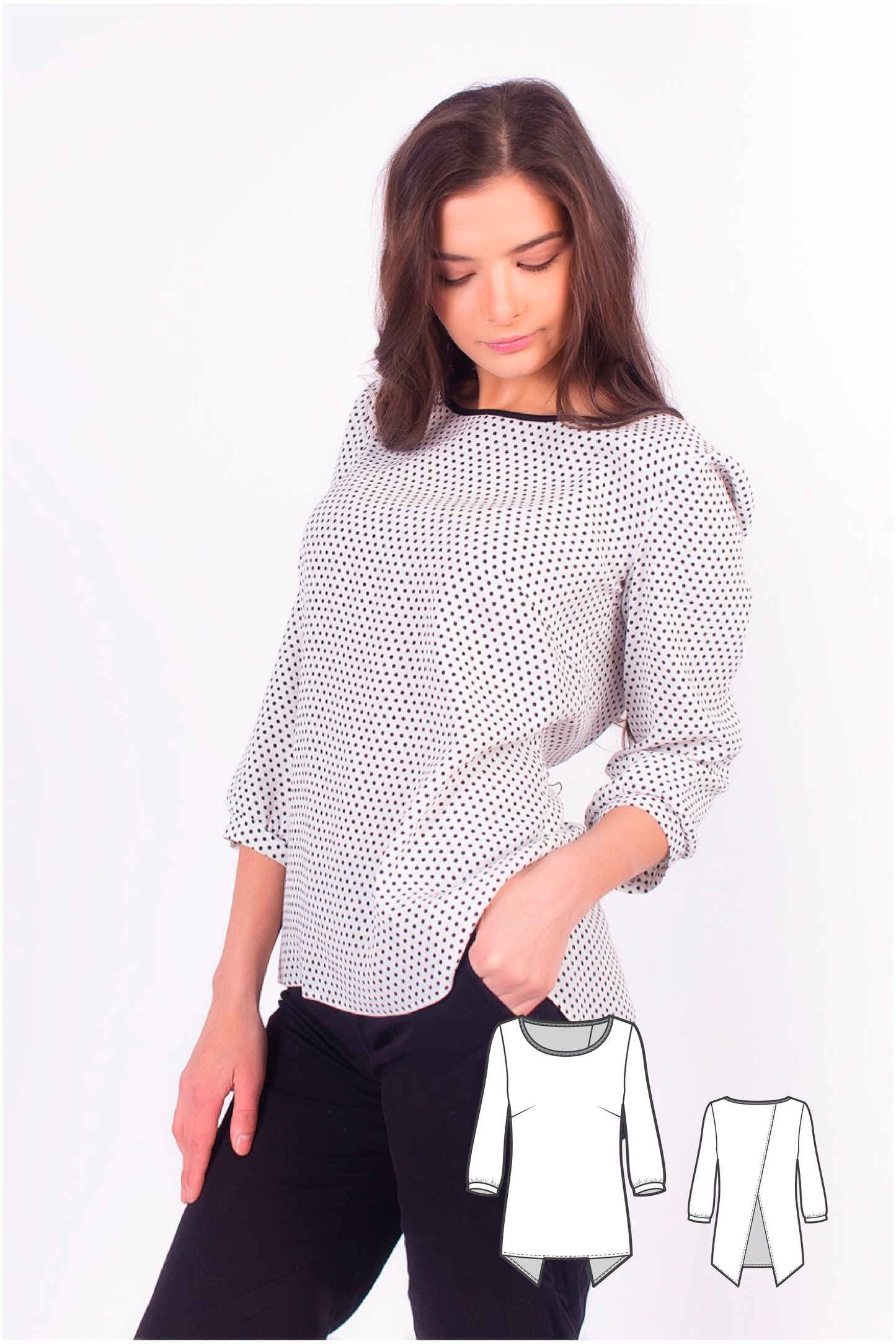 Top Patterns - Cross Back Top Pattern - Blouse Patterns - Sewing Tutorials - Blouse Sewing Patterns - Womens Sewing Patterns - Sew Easy