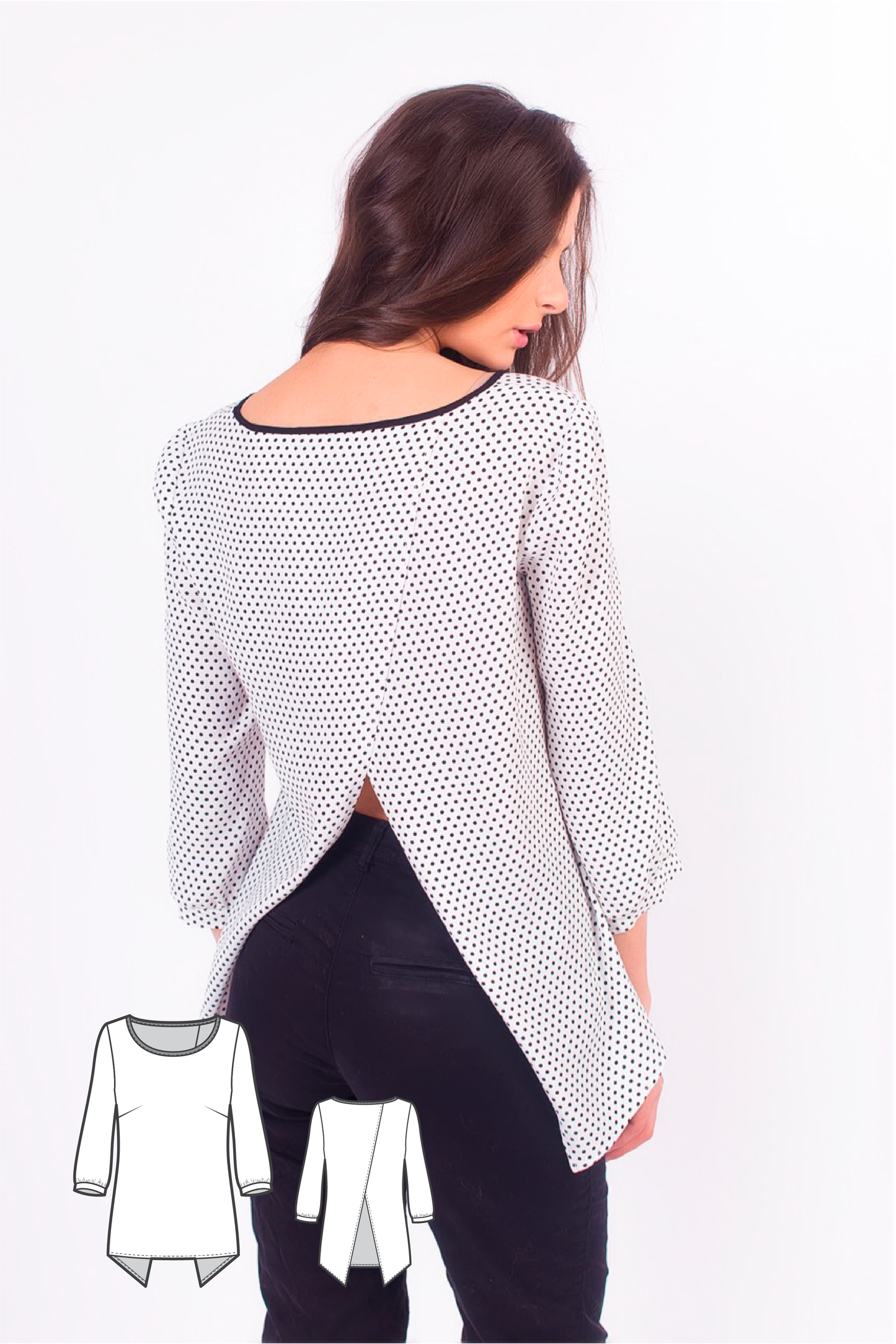 Top Patterns - Cross Back Top Pattern - Blouse Patterns - Sewing Tutorials - Blouse Sewing Patterns - Womens Sewing Patterns - Sew Easy