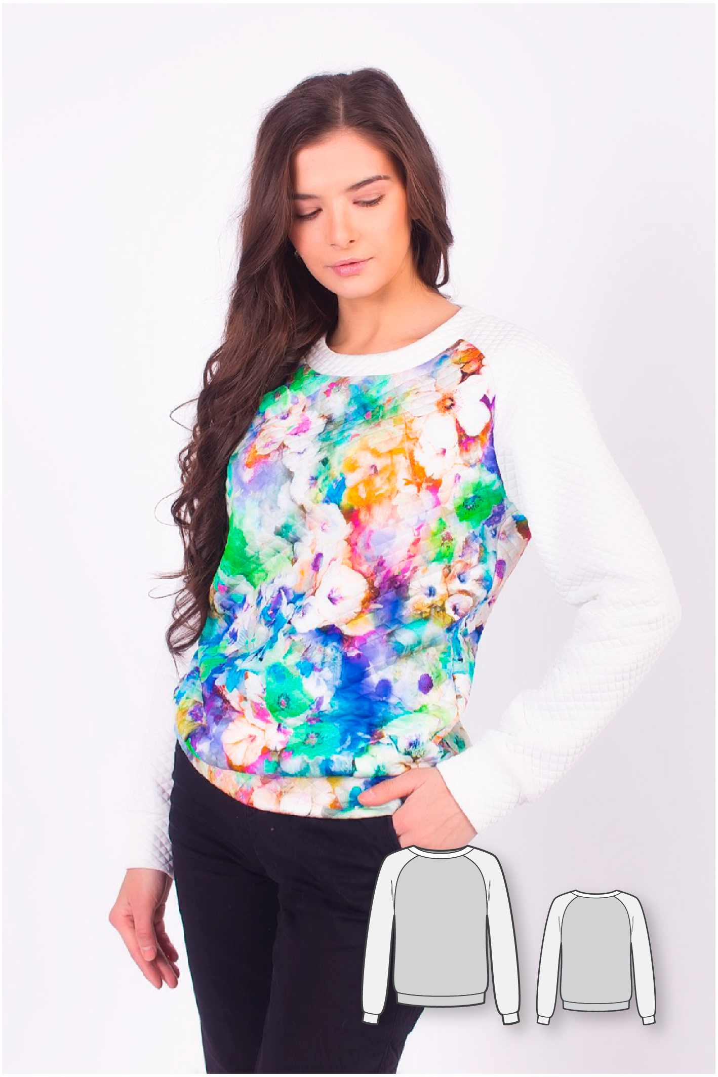 Raglan Sleeve Sweatshirt #2122