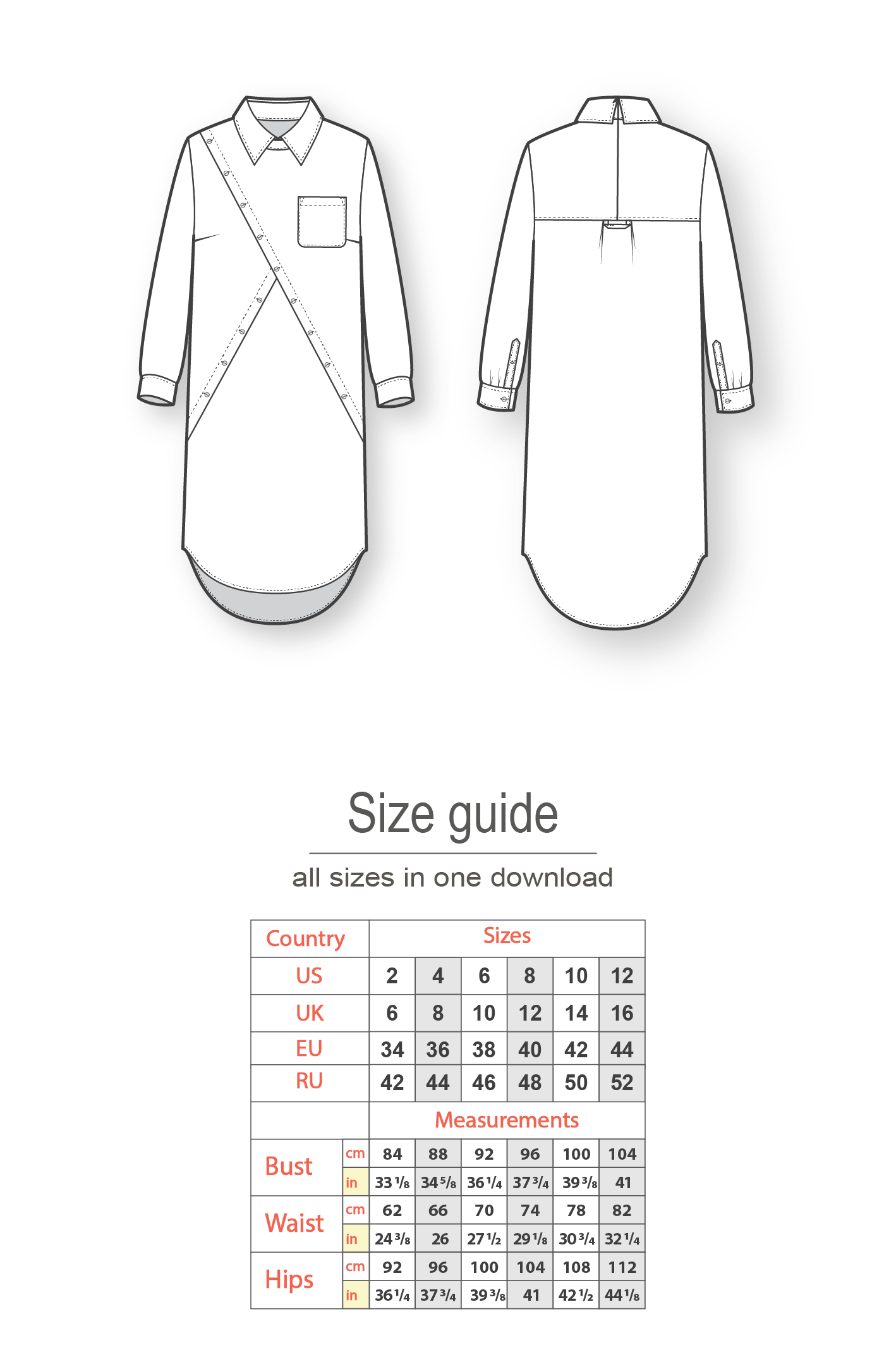 Color blocked Long Sleeve Shirtdress #3103