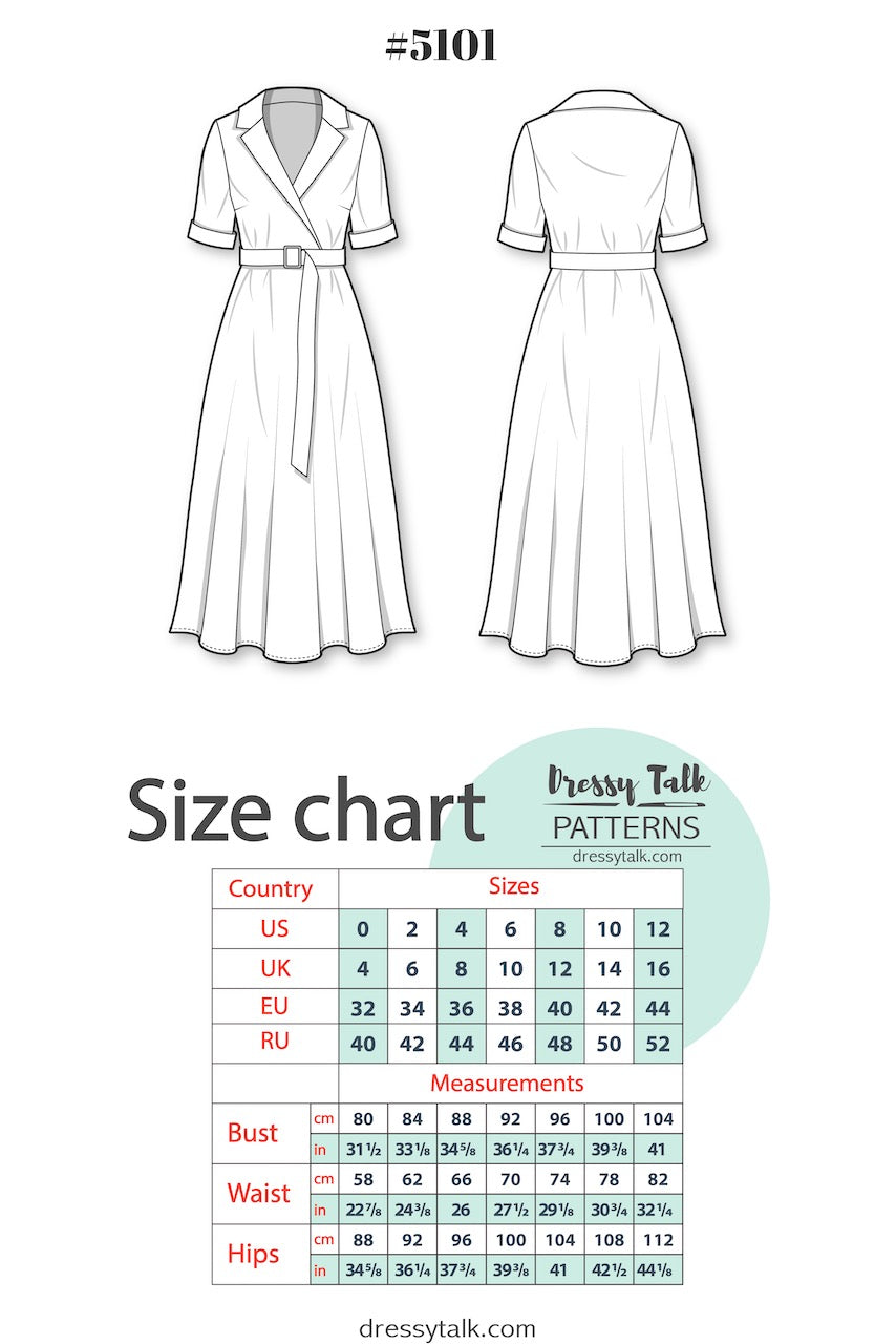 Lapel Midi Dress #5101