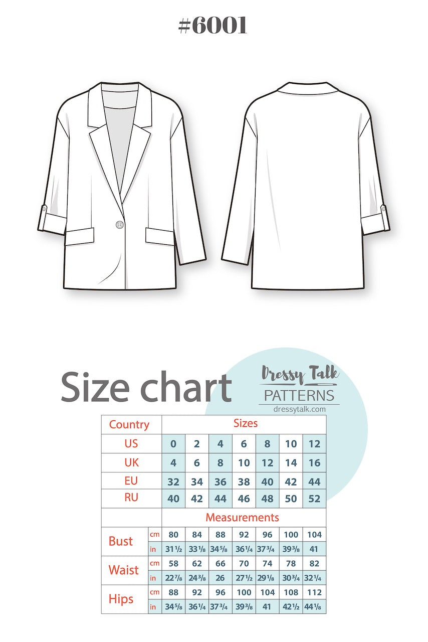 Women's Linen Blazer #6001