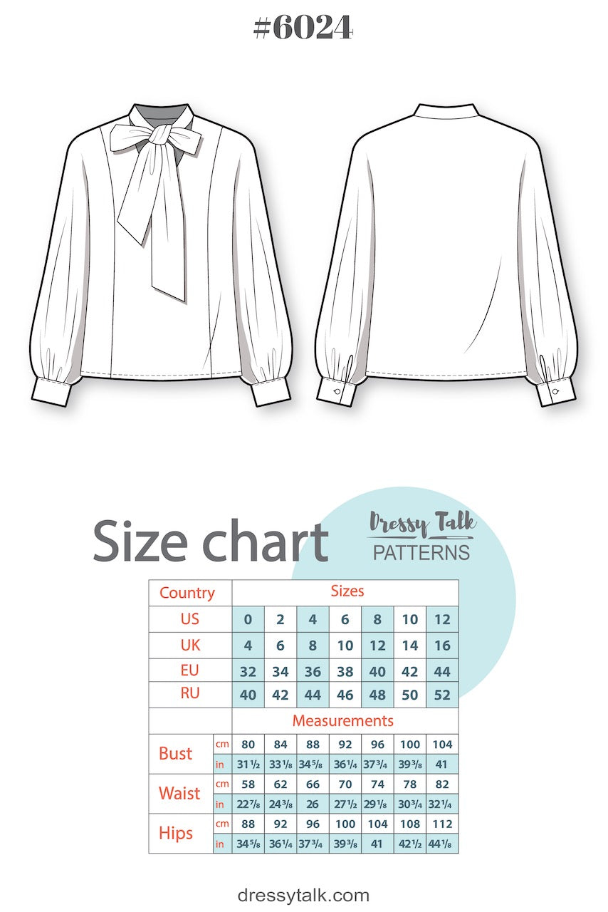 Puff Sleeve Oversize Shirt #6024