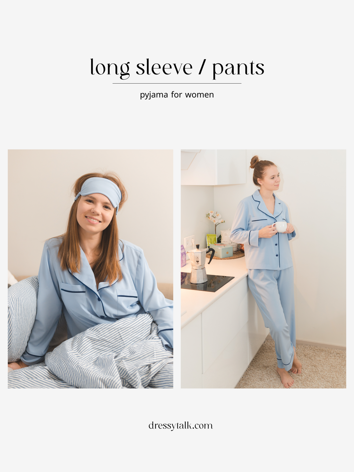 Video course: 4 pyjama patterns + step-by-step video tutorial