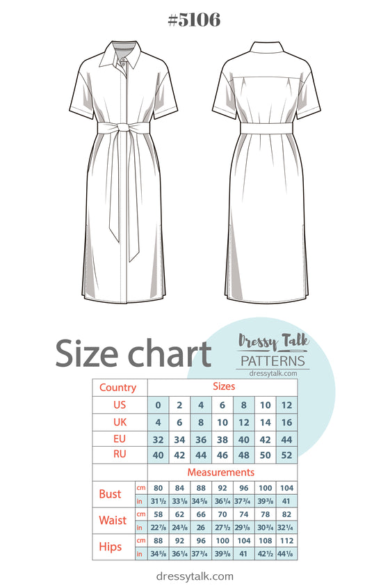 Oversized shirtdress #5106
