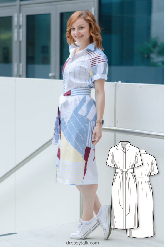 Oversized shirtdress #5106
