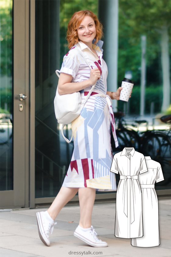 Oversized shirtdress  #5106