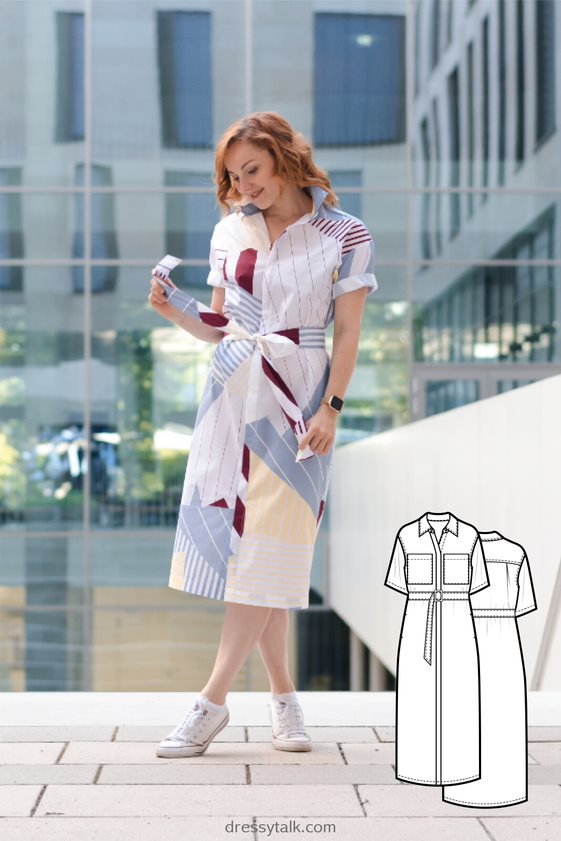 Oversized shirtdress  #5106