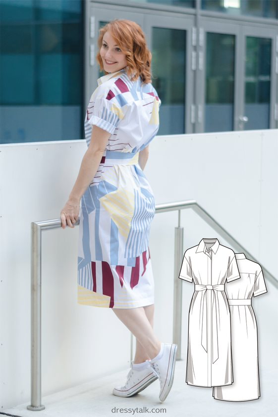 Oversized shirtdress  #5106