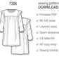 Girls A-Line Dress Sewing Pattern, DIY Long Puffed Sleeve Dress, Tiered Gathered Top, Beginner Friendly PDF for Kids