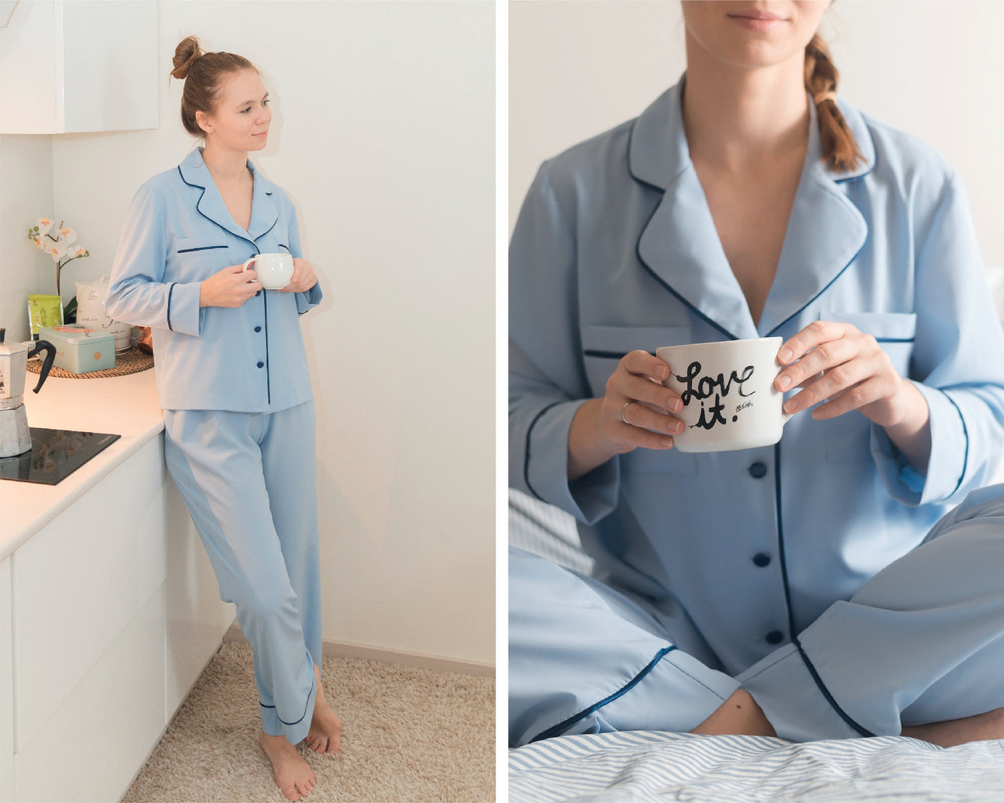 Video Course: How To Sew Women's Pyjama - Sewing Pattern - Sleepwear Patterns - Women's PDF Sewing Patterns - PDF Pajama Patterns