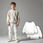 Boys Sweatshirt Sewing Pattern PDF, Easy Toddler Jumper, Beginner Kids Sweatshirt Pattern, Digital Sewing Download for Children