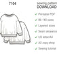 Kids Sweatshirt PDF Sewing Pattern, DIY Pullover, Beginner-Friendly PDF, Printable Oversized Top, Unisex Girl’s Children’s Loungewear