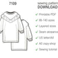 Girls Ruffled Sweatshirt Dress Sewing Pattern, DIY Mini Pullover, Beginner Friendly Loose Fit Casual Outfit for Kids