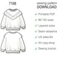 Girls Ruffle Sweatshirt PDF Sewing Pattern, DIY Loose Fit Jumper, Beginner Friendly Printable Pullover for Kids and Toddlers