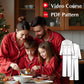 Family Pajama Set Sewing Pattern with Video, PDF Matching Pajamas for Men, Women, and Kids, Classic Button-Down PJs with Lapel Collar