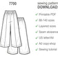 Wide-Leg Pants Sewing Pattern for Kids PDF, DIY Elastic Waist Trousers, Beginner-Friendly Loose-Fit Flowy Palazzo Pants for Girls