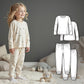 Kids Pajama Sewing Pattern PDF, DIY Knit Pajama Set for Boys and Girls, Long Sleeve Top and Pants Sleepwear