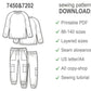 Boys Sewing Pattern Bundle PDF, Raglan Long Sleeve T-Shirt and Cargo Pants, Easy Beginner Patterns for Kids, Digital Sew Pattern Download