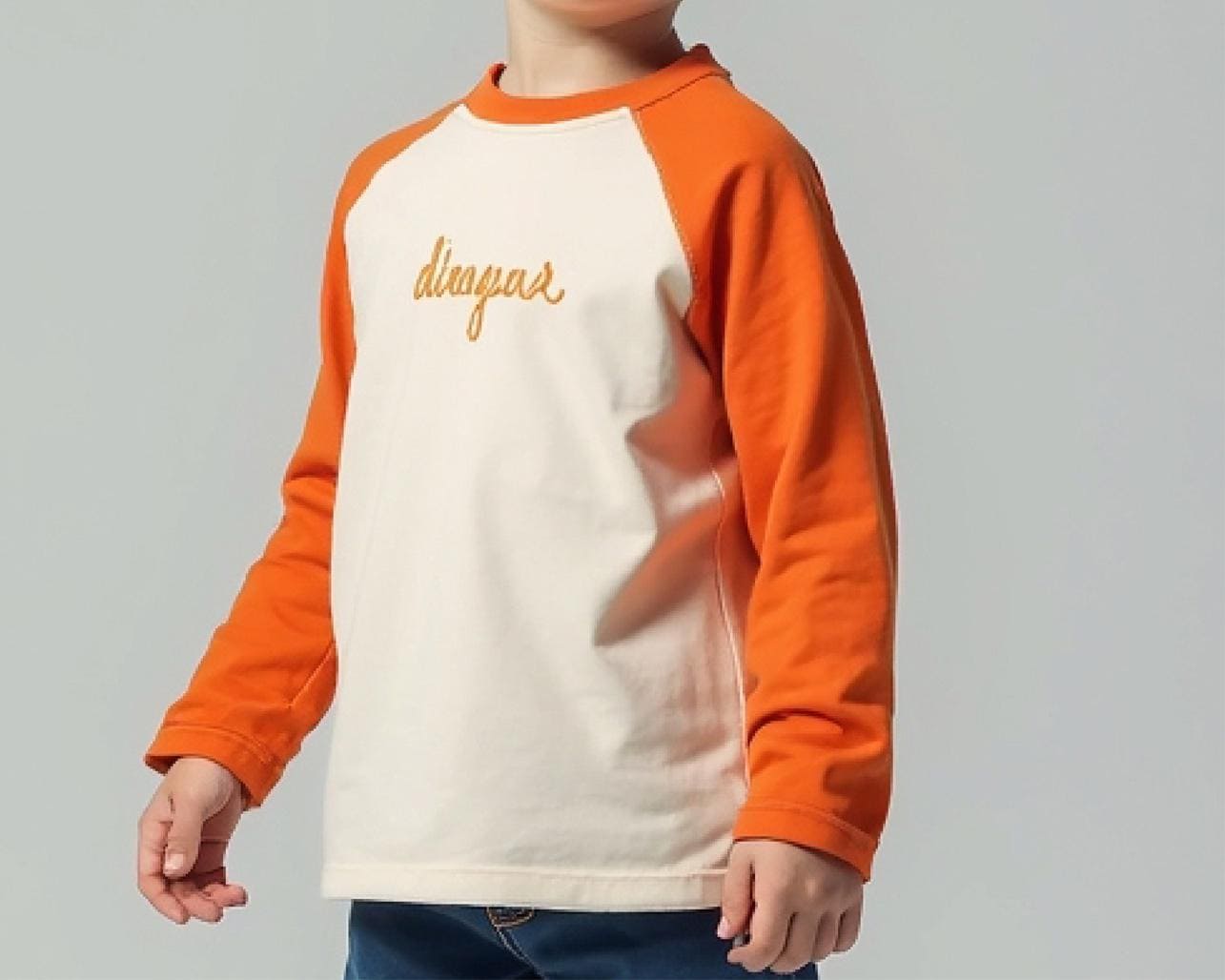 Boys Raglan T-Shirt Sewing Pattern PDF, Long Sleeve Pattern for Kids, Beginner Sewing Patterns, Easy Digital Sew Pattern Download
