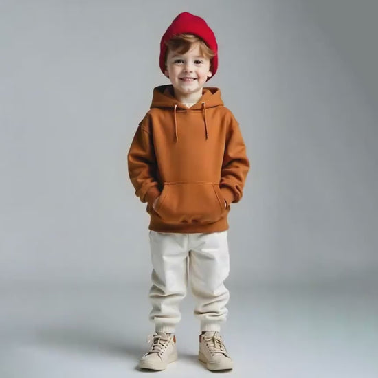Kids Hoodie and Sweatpants PDF Sewing Pattern, Beginner Tracksuit DIY, Printable Layered PDF for Boys and Girls