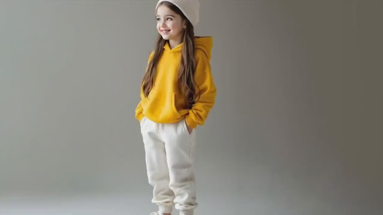 Kids Tracksuit PDF Sewing Pattern, DIY Hoodie and Sweatpants Set, Beginner-Friendly Printable Outfit for Toddlers, Boys and Girls