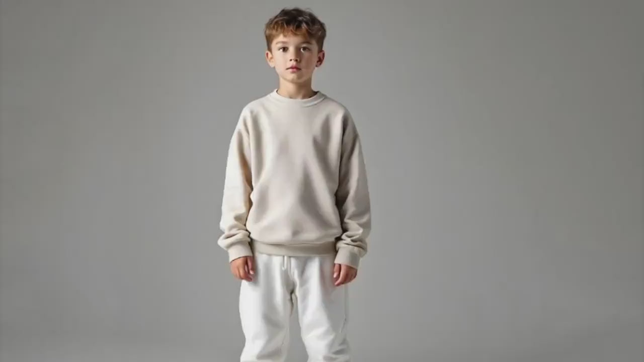 Boys Sweatshirt Sewing Pattern PDF, Easy Toddler Jumper, Beginner Kids Sweatshirt Pattern, Digital Sewing Download for Children