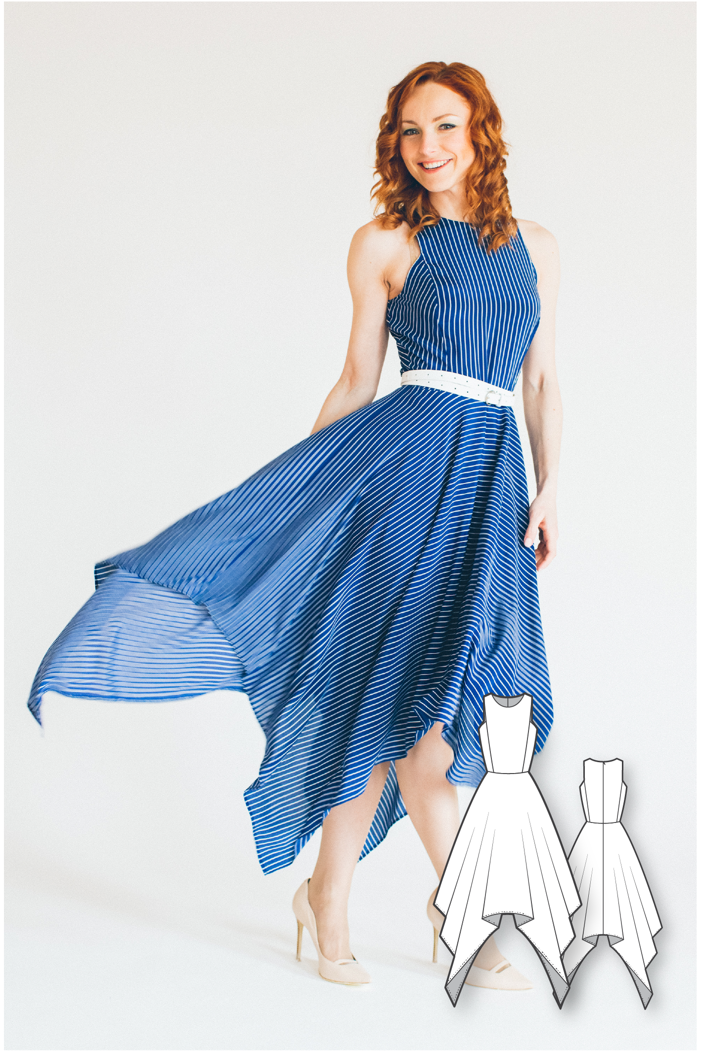 Sleeveless Woven Maxi Dress #1101