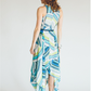 Handkerchief Hem Maxi Dress #1101