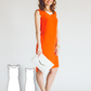 Cap Sleeve High Low Dress #1104