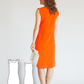 Cap Sleeve High Low Dress #1104