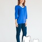 High Low Long Sleeve Top #1106