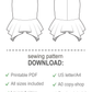 Skirt Pattern - PDF Sewing Patterns