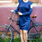 Cut Out Shoulder Dress #4110