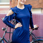 Cut Out Shoulder Dress #4110