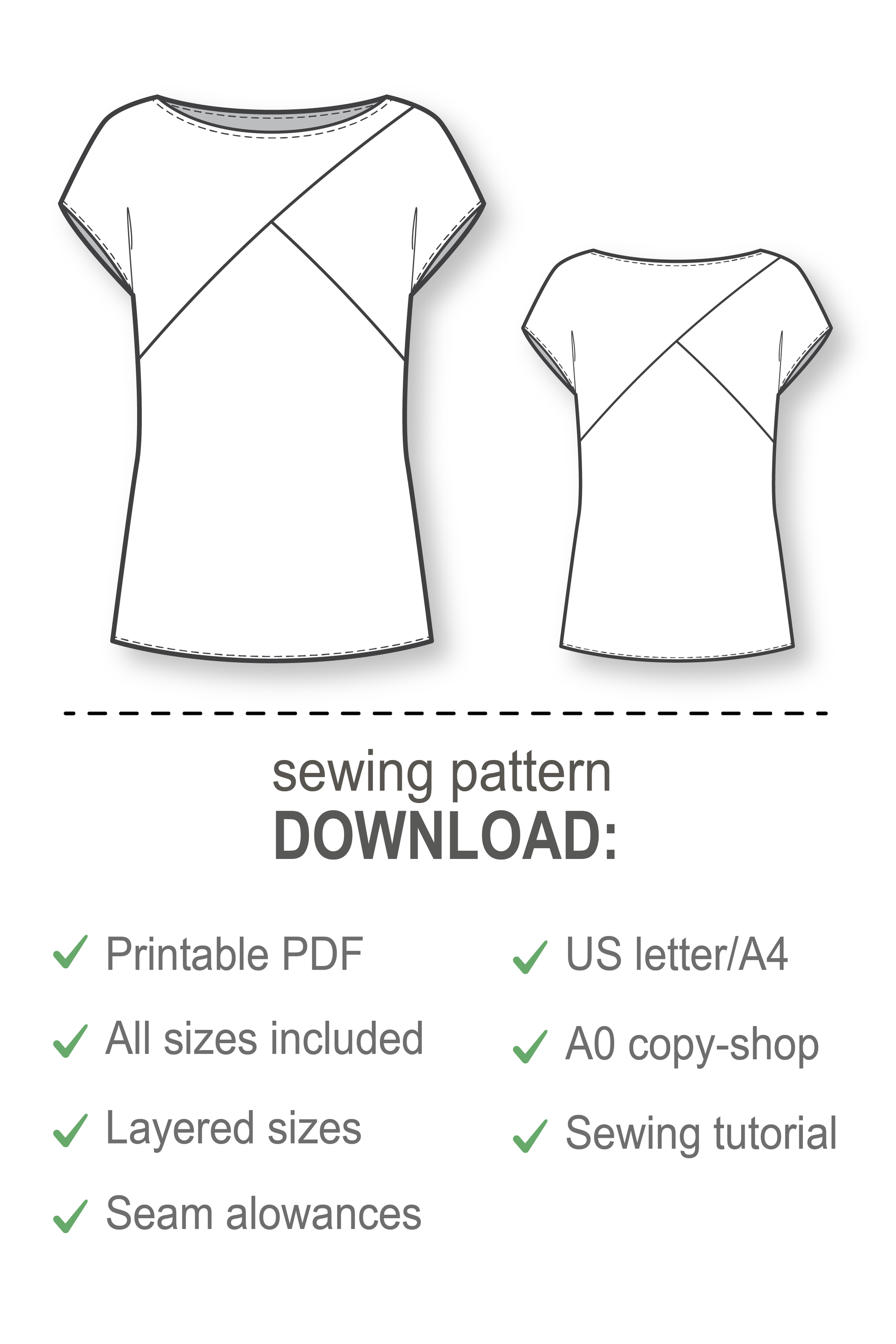 Sewing Pattern - Color Blocked Short Sleeve Top – Dressy Talk classic-tee-pattern-hack-turn-a-tshirt-sleeve-into-a-flutter-sleeve