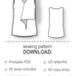 Sleeveless Blouse Pattern - PDF Sewing Pattern - Ruffle Pattern for Sewing - Womens Sewing Patterns - Sewing Tutorials - Clothing Patterns