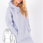 Sweatshirt Hooded Dress #3106
