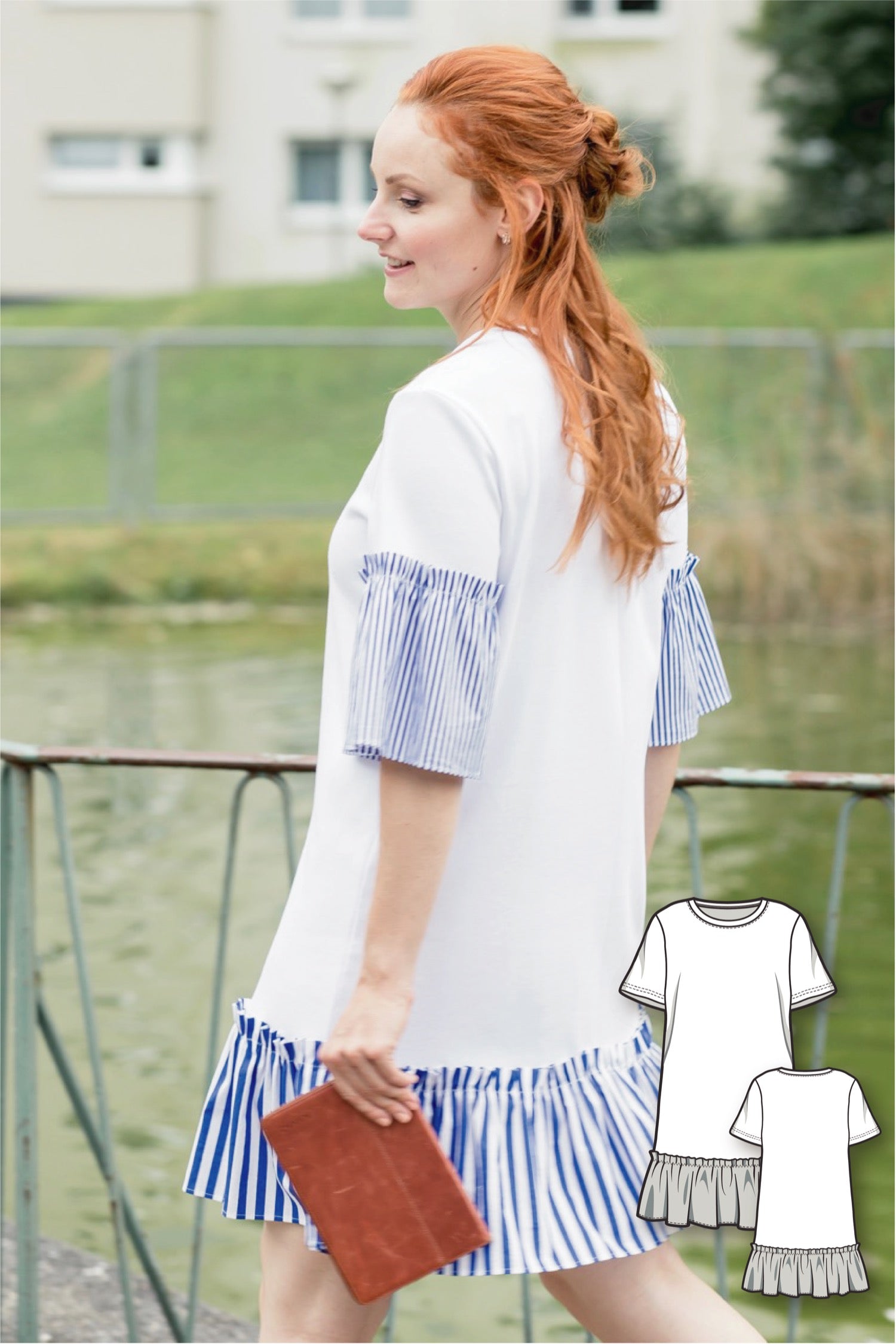 dressy t shirt dress Graphite this dress is a testament to both sustainability and luxury Womens T-shirt dress in cotton