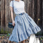Ruffled Midi Skirt #4111