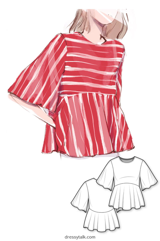 Flare Top  #5107