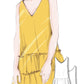 Ruffled Tank Top Dress #6015