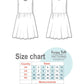 Gathered Skirt Sleeveless Dress #6016