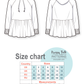 Regular fit raglan sleeve ruffled sweatshirt hoodie