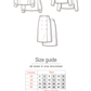 Capsule pattern: puff long sleeve blouse, A-line double breast skirt, drop shoulder sweatshirt